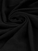 Лен Манго 160 г/м², 150 см / 25 метров, TBY.Mg.14, цв.черный