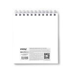 Артбук (Скетчбук) 120 г/м², 166х175 мм, на гребне 50 л., 2 шт, блок белый, с жесткой подложкой, Зачарованная 01065, Светоч 50А44