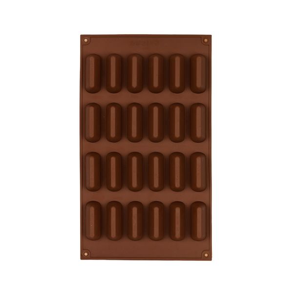Форма силиконовая для конфет 30х17.5х2 см, пирамидки -24 ячейки, S-Chief SPC-0126