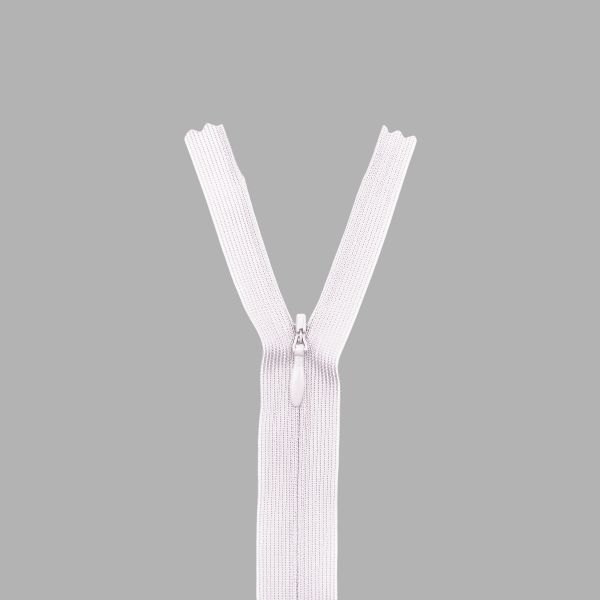 Молния потайная (скрытая) Т3 (3 мм) 1 зам., н/раз., 20 см, розовый, 31228 / 20, 10 шт