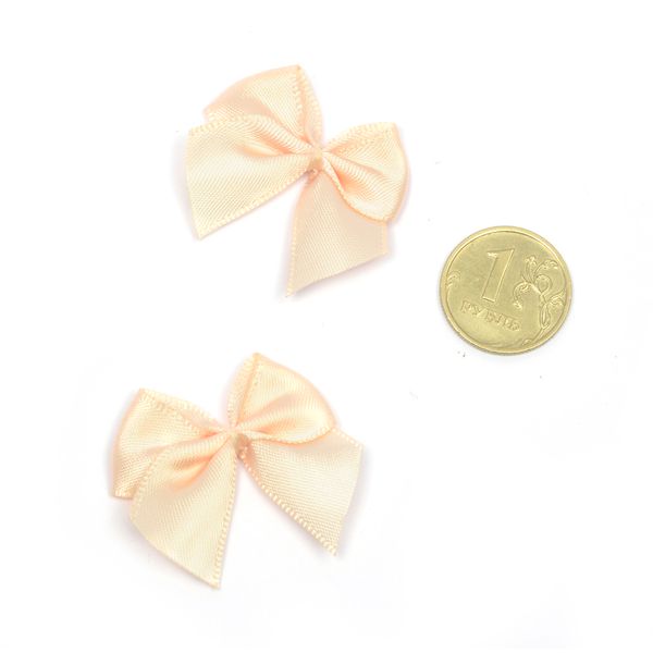 Бантики пришивные 1,5 см, 100 шт, 21 бежевый