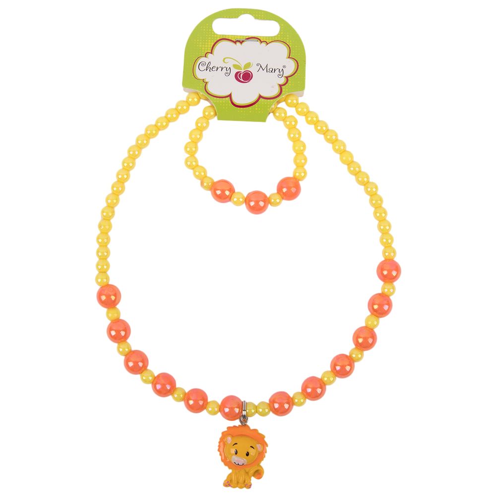 Набор детской бижутерии, 10 шт, №08 львёнок, Cherry Mary J3004