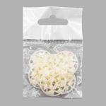 Украшение 25мм (белый), CON2521, 5 шт