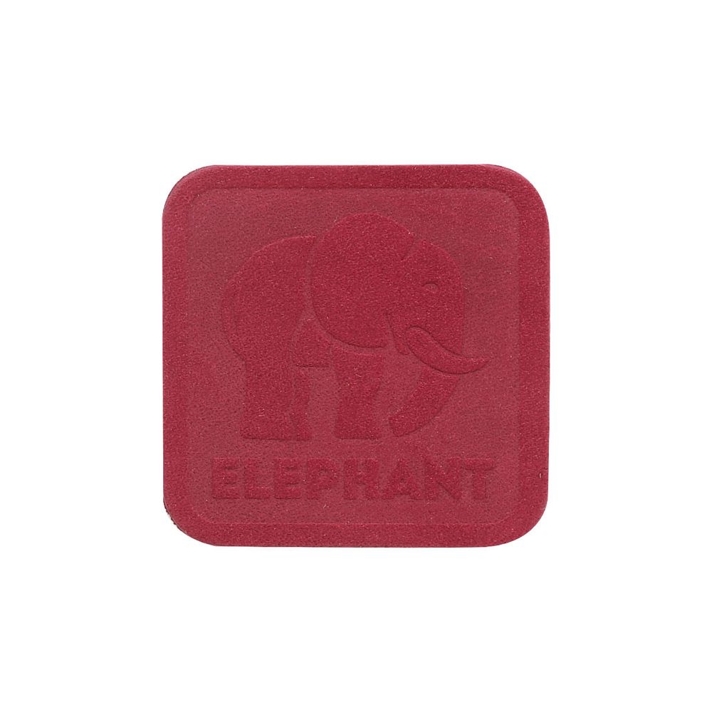 Термоаппликация из замши Elephant 3,69х3,72см, 100% кожа, 59 бордовый, 5 шт