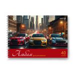 Альбом для рисования 100 г/м², A4 29.5х21 см, 5 шт на гребне 40 л, 01620 Мир хобби, Светоч А233