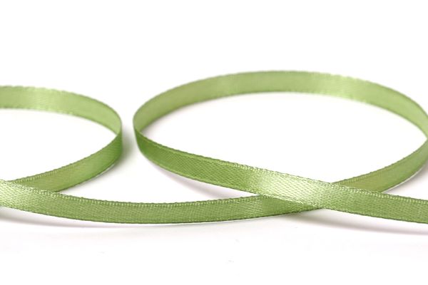 Лента атласная 1-сторонняя 6.0 мм / 33±2 метра, 062 бл.зеленый, Gamma