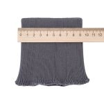 Манжеты трикотажные 9.0х9.5 см, 1 пара, средней плотности 14 кл, 1х1, 8123 серый