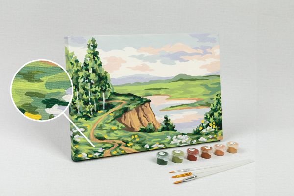 Картина по номерам Фрея, Родные берега, 30х20 см