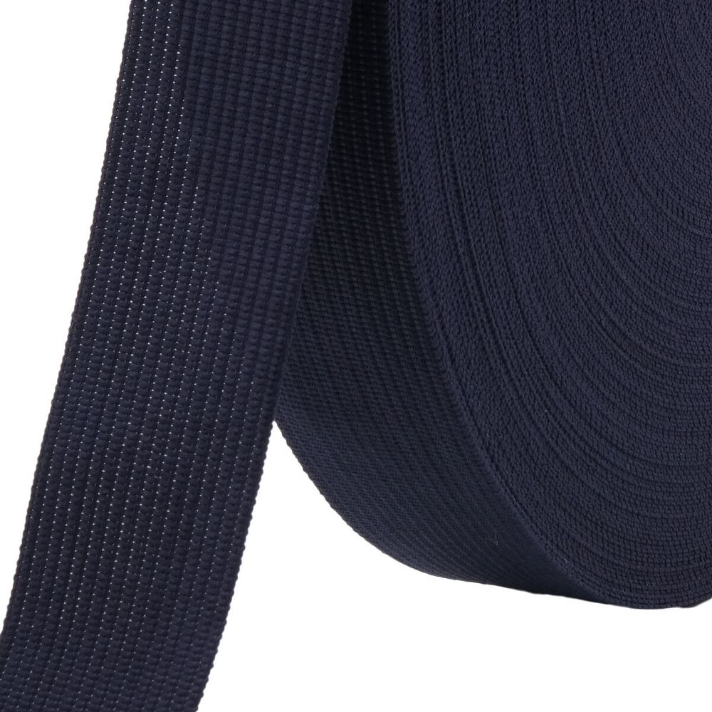 Тесьма (лента) окантовочная 26 мм / 50 метров, 7.8 г/м, 26 т.синий