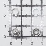 Кнопка рубашечная (джерси) открытая ⌀7.8 мм, ≈1440 шт, МЕТАЛЛ, эмаль, цв.101 белый матовый, NEW STAR