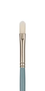 Кисть синтетика №08 овальная, 10 шт, длинная ручка, Vista-Artista 40133-08