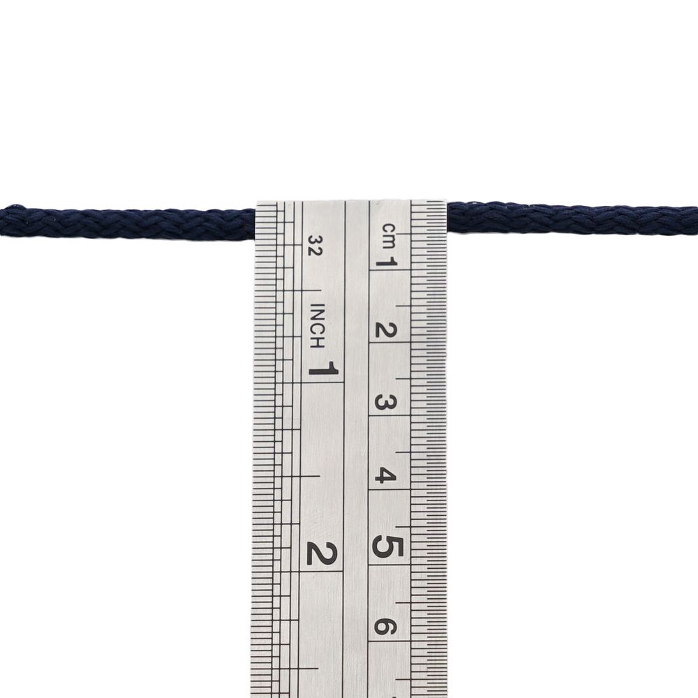 Шнур плетеный ⌀4.0-5.0 мм / 100 метров, 030 т.синий