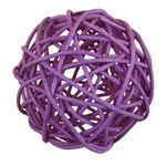 Шары декоративные из ротанга 5 см, 12 шт, №09 фиолетовый, Blumentag BRF-5