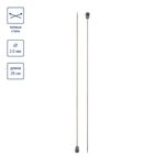 Спицы прямые металл ⌀2.0 мм, 25 см, никель, Gamma MKP25