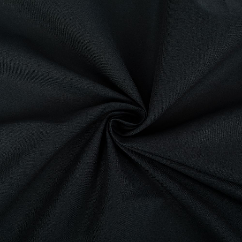 Ткань для пэчворка Peppy Краски жизни, отрез 50х55 см, 140 г/м², 19-4004 черный, Peppy