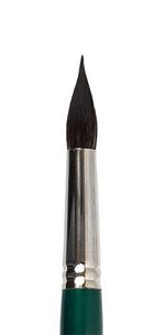 Кисть имитация белки круглая №20, 1 шт, короткая ручка, Vista-Artista 90211-20