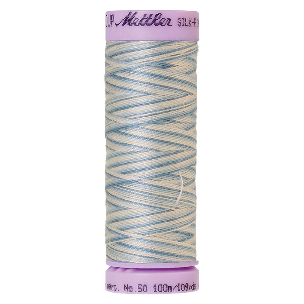 Нитки хлопковые отделочные Mettler Silk-Finish multi Cotton 50, 100 м, 9810, 5 катушек