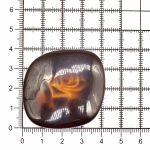 Пуговицы на ножке 3.01-428-46, золото/коричневый, 20 шт