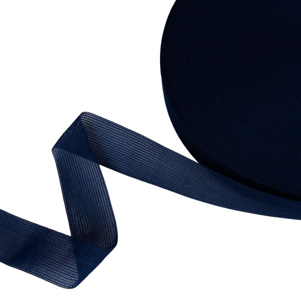 Тесьма (лента) окантовочная 32 мм / 100 метров, 919 т.синий, Gamma 032 О ЦВ