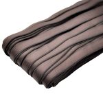 Резинка бельевая (бретелечная) атласная 14.0 мм / 25 метров, темный шоколад