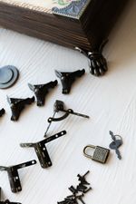 Ручка для шкатулок 1х1.9 см, 5 шт, №02 бронза, Mr.Carving MMG-019, УЦЕНКА