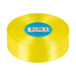 Лента атласная 1-сторонняя 25.0 мм / 33±2 метра, №508N(12-0645) ярко-желтый, Gamma