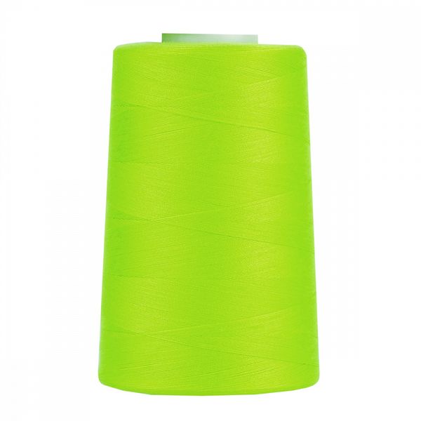 Нитки швейные Max 40/2, 4570 м (5000 ярд), 628 салатовый неон / 1 бобина