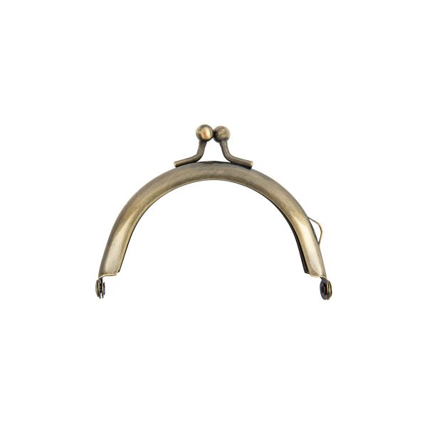 Застежка для сумки фермуар 7.5х5.5 см, 1 шт, 02 под состаренную бронзу, Gamma FER-26