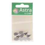 Хрустальные стразы пришивные формы капля, белый 7х12 мм 10 шт/упак., ХК001НН712