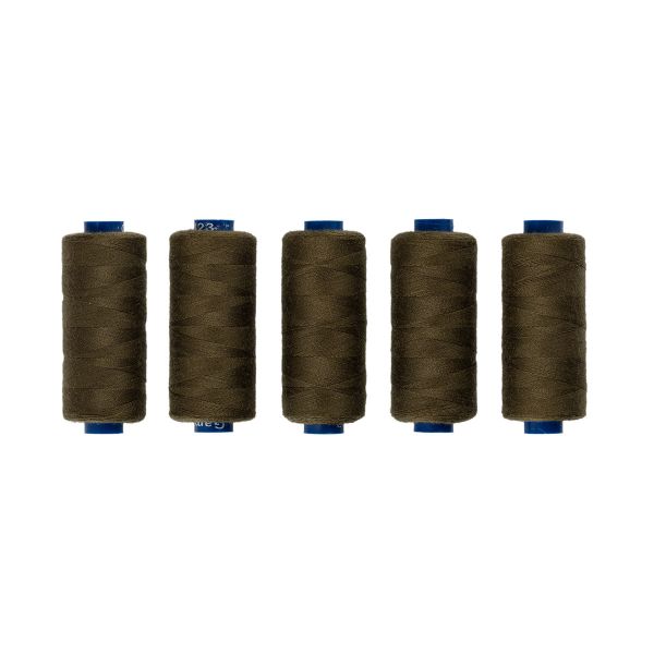 Нитки швейные бытовые Gamma 40/2, 365 м / 5 кат, №423 т.хаки