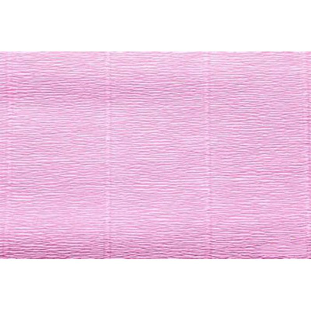 Бумага гофрированная (креповая) 180 г/м², 50 см / 2.5 метра, 554 розовый, Blumentag GOF-180