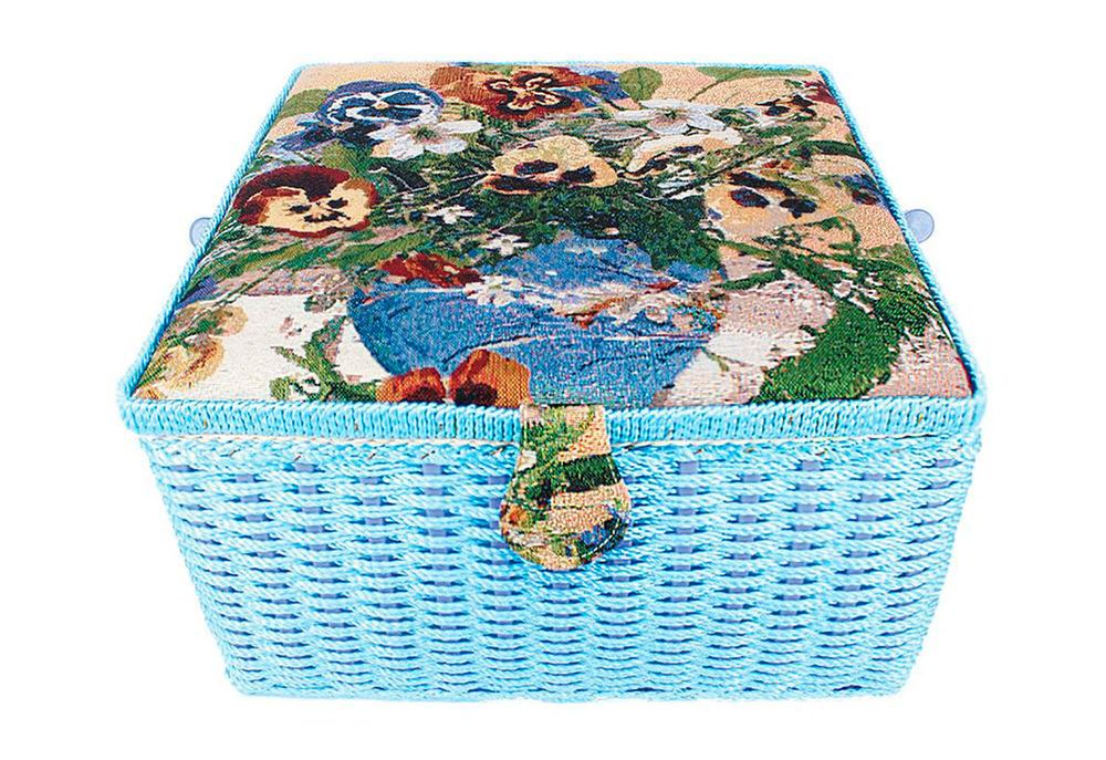 Шкатулка для швейных принадлежностей, Анютины глазки, Gamma SBJ-003