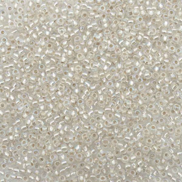 Бисер Preciosa прозрачный с цв.центром 10/0, круг.отв, 50 г, (78109)