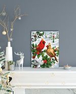 Картина по номерам Фрея, В заснеженном лесу, 40х30 см