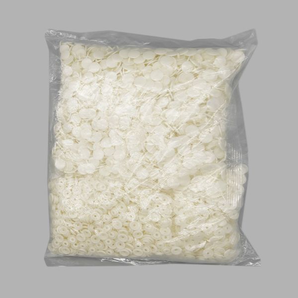 Кнопка рубашечная ⌀12,5/10мм пластик (≈1000 шт) New Star (102 айвори)