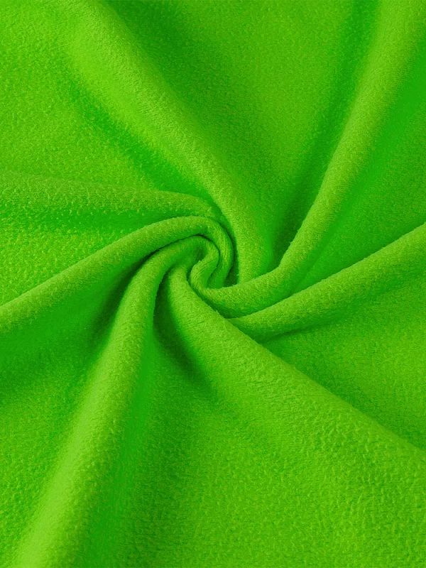 Флис 2-сторонний 240 г/м², 150 см / 10 метров, N-TBY-0240-F333, цв.F333 неон зеленый