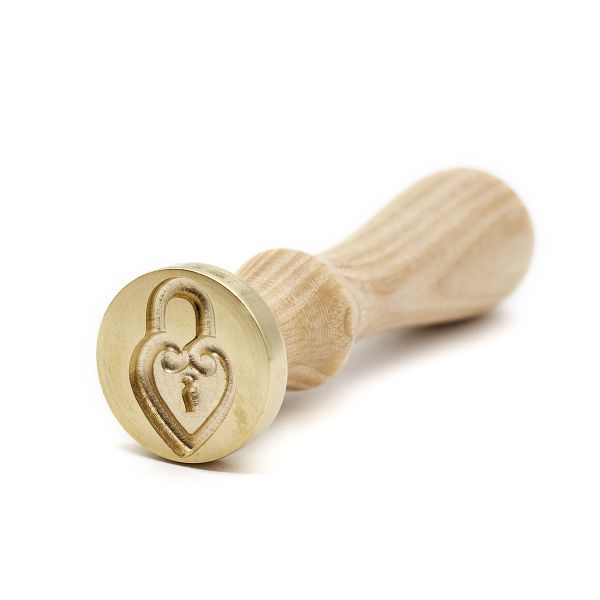 Печать для сургуча 25мм Замок, HappyClay Р-253