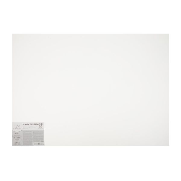 Бумага для смешанных техник Mixed Media 100% хлопок 300 г/м², 70х100 см, 20 шт, Vista-Artista MPAP-100