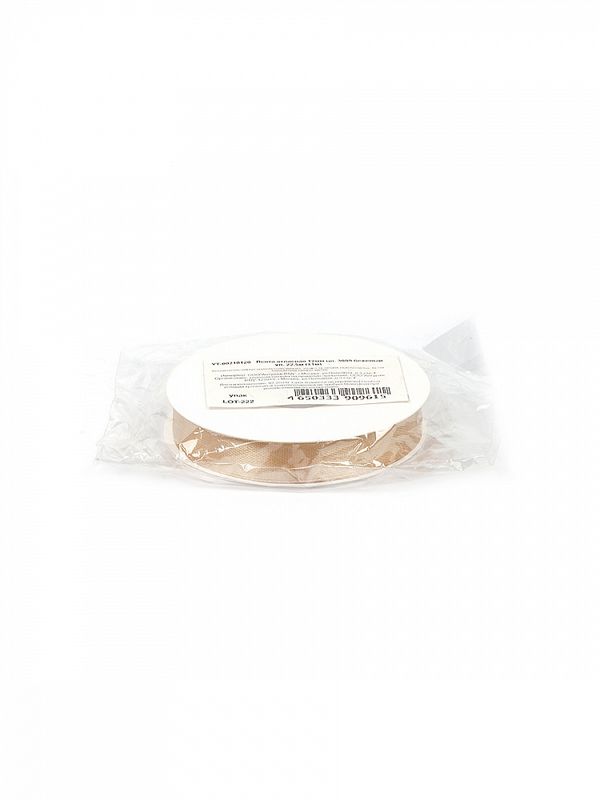 Лента атласная 1-сторонняя 12.0 мм / 22.5±1 метра, 3009 бежевый, Magic4Hobby