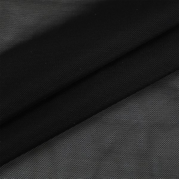 Сетка бельевая эластичная утягивающая 140 г/м², шир.160 см / 25 кг (1 кг = 5 метров), OLG031.170, цв.170 черный /OLG031.170/