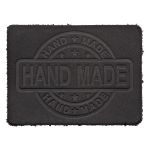 Термоаппликация из кожи Hand Made 7х5,25см, 100% кожа, 43 черный