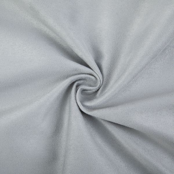 Замша искусственная отрез 35х50 см, 175±5 г/м², 14-4202 silver (св.серый), Peppy Woven Suede