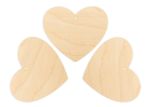 Заготовка из фанеры Набор Сердце, 7.6х9х0.3 см, 3 шт, Mr.Carving БА-19