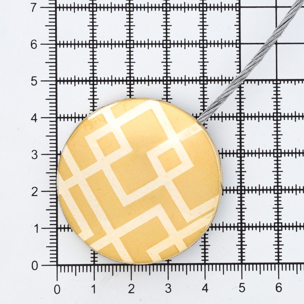 Клипсы для штор магнитные с тросом, 30см ⌀45, 2П