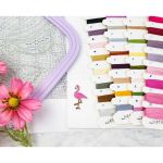 Набор для вышивания нитками LetiStitch L9933, Медовые цветы 23х23см