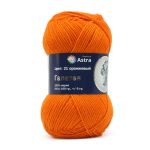 Пряжа Astra Premium (Астра Премиум) Галатея / уп.3 мот. по 100 г, 250 м, 21 оранжевый