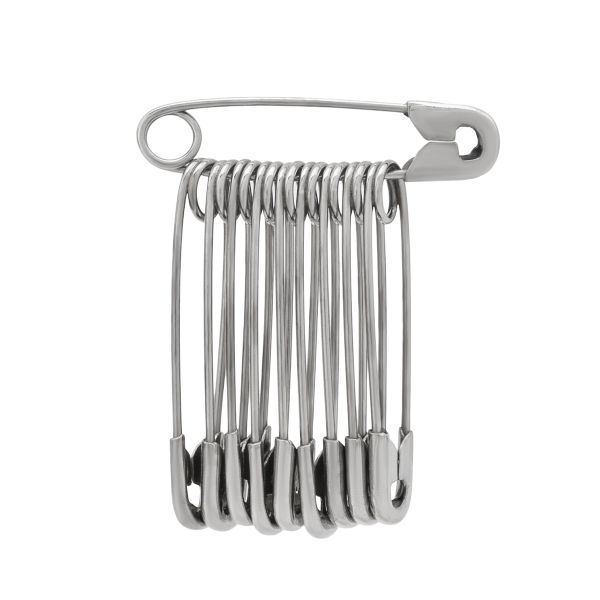 Булавки английские l=28 мм, никель, 1000 шт, С-56