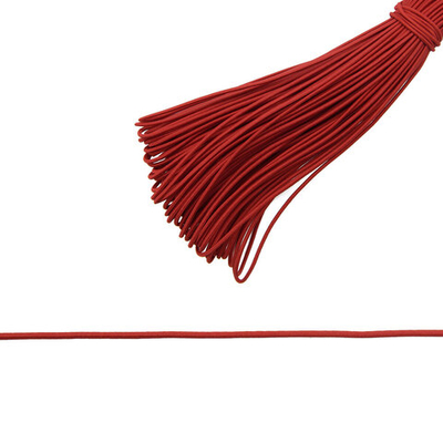 Резинка шляпная (шнур эластичный) ⌀2.0 мм / 30 метров, красный
