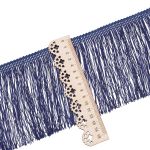 Бахрома отделочная широкая 120.0 мм / 25 метров, нитяная, 919 темно-синий, 0390-0310