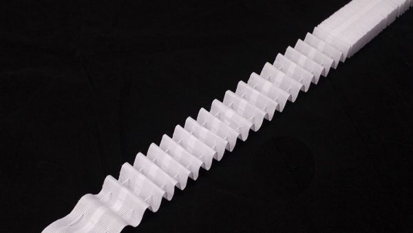 Лента шторная 1/12 40 мм, 100 м, белый, Blitz